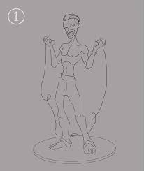 Select the eyedropper tool from the toolbox. How To Draw A Cartoon Character Using Adobe Photoshop Cs6 Joker Cartoon Freelancer Blog