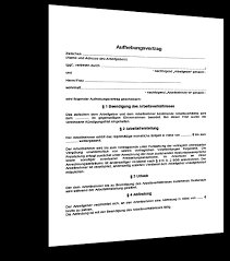 Aufhebungsvertrag Muster Musterix