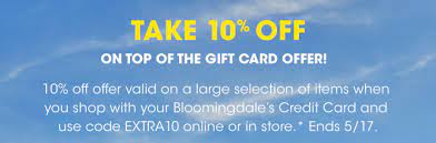 Check spelling or type a new query. Bloomingdale S Get Up To A 600 Gift Card Take 10 Off With A Bloomingdales Credit Card Milled