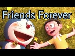 Tere Jaisa Yaar Kaha Yara Teri Yari Ko True Friends Nobita Shizuka And Doraemon Friendship Song Yout Friendship Songs Best Friends Cartoon Cute Love Songs
