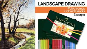 Landscape Drawing With Colored Pencils Paintingtube I often use only one pencil to draw (to be honest, i forget to change pencils while drawing and i'm you can use a softer graphite pencil or a colored pencil.