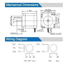 S nema 23, 34, 42 frame sizes s custom models s 2 year warranty. Stepper Motor Nema 23 200 Steps 56x56mm 3 0a Watterott Electroni