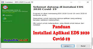 Maybe you would like to learn more about one of these? Panduan Installasi Aplikasi Eds 2020 Covid 19 Panduan Pengisian Aplikasi Pmp Dapodik Co Id
