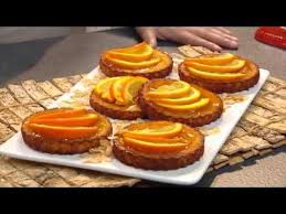 تحلية البرتقال بالدقيق وصفات أم وليد Samira Tv Wassafat Oum Walid Youtube Mini Cheesecake Food Cheesecake
