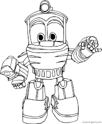 Best coloring pages provides coloring pages for kids, coloring pages of this website is very high quality. Duck From Robot Trains Coloring Page Coloringall