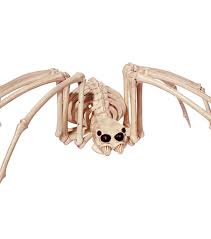 The Boneyard Spider Skeleton With Light Up Eyes Joann Jo Ann Skeleton Creepy Halloween Decorations Spider