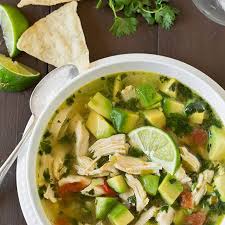 Chicken Avocado Lime Soup Recipe Yummly Recipe Chicken Avocado Soup Avocado Soup Chicken Avocado Lime