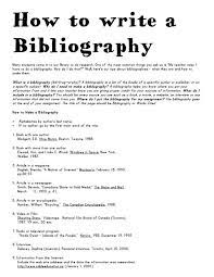 It requires one to research widely to find records to materials that revolve around your topic. How To Write A Bibliography Writing A Bibliography Teaching Writing Citing Sources