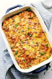 The Best Breakfast Casserole Is A Thick And Creamy Egg Base With Shredded Potatoes Ch Best Breakfast Casserole Breakfast Recipes Casserole Breakfast Casserole