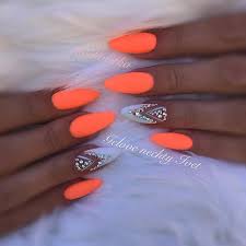 Neonnails Neon Summernails Swarovskicrystals Swarovski