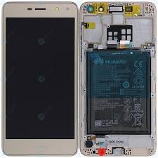 Huawei y5 (2017) android smartphone. Huawei Y5 2017 Mya L22 Display Module Front Cover Lcd Digitizer Battery Gold 02351kuk