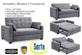 On the other side, a sleeper sofa includes a mattress within its frame that you can easily unfold or fold. Traditional Couch Futon Augustine Grey Sofa Sleeper The Futon Shop