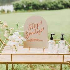 11 Creative Ways To Encourage Social Distancing At A Wedding Fun Wedding Decor Wedding Website Intimate Wedding