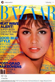 Cindy Crawford 51 First Harper S Bazaar Cover Cindy Crawford Crawford Harper