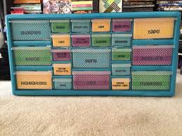 Teacher Toolbox Gift Toolkit 22 Drawers Customizable Labels Polka Dots Colors Classroom Desktop Org Teacher Toolbox Handmade Teacher Gifts Desktop Organization