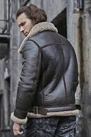 Pin On Ama Mens B3 Sheepskin Shearling Jacket Denny Dora