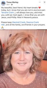 Remembering Tammy Perry Crank, Bristol Tennessee High School Class of 1977