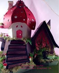 Download Svgcuts Fairy House Mushroom Crafts Paper Crafts Mushroom Drawing