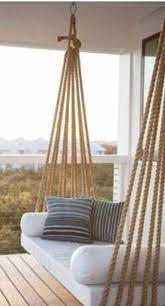 Outdoor Swing Porch Swing Bed Porch Swing Bed Wooden Swings Family Swings For Garden Porch Bench Hanging Swing Farmhouse Swing In 2021 Apartment Decorating Rental Home Decor Apartment Decor