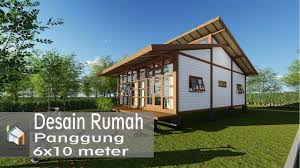 Mencari informasi arsitektur, di sini saja!!! Desain Rumah Semi Panggung Cek Bahan Bangunan