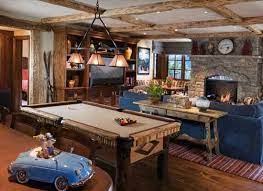 Faure Halvorsen Architects Recreational Room Mountain House Decor Cabin Game Room