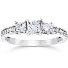 One last piece of advice, though. Pompeii3 1 2ct Three Stone Princess Cut Diamond Engagement Ring 14k White Gold Target