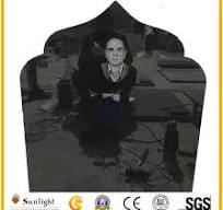 Muslim Tombstone China Factory G664/Shanxi  Black/G603/Aurora/G654/Multicolor Red Granite/Marble Stone European Style  Angel Heart Gravestone/Headstone/Monument