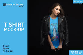 It comes in dimensions of 2000 x 2017 px. T Shirt Mock Up Set Creative Photoshop Templates Creative Market