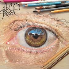 Jose Vergara A K A Redosking A 19 Year Old Artist From Texas Is Drawing Close Ups Of The Human E Realistic Eye Drawing Realistic Drawings Eye Illustration