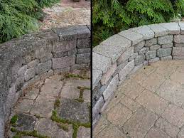 How to clean patio pavers with bleach. Get Rid Of Patio Moss The Paver Savers Northampton Pa