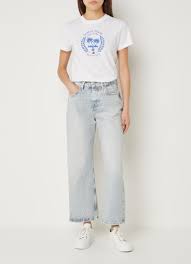 Tommy Hilfiger Eli high waist straight leg cropped jeans met lichte wassing  • Indigo • de Bijenkorf