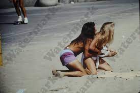 1980s pretty girl in bikini beach voyeur candid Original SLIDE Hi6 | eBay