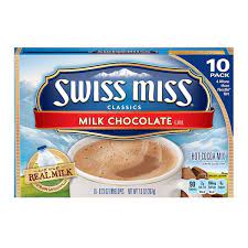 * the % daily value (dv) tells you how much a nutrient in a serving of food contributes to a daily diet. Swiss Miss Hot Cocoa Mix Milk Chocolate 10 Ct Instacart