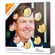 2015 * Blister 8 Monedas Euro PAISES BAJOS "Rey Guillermo Alejandro"