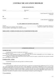 Le contrat de location meublée est utilisé pour la location d'un logement meublé à usage d'habitation pour la résidence principale. Calameo Dgae Documents Type Au Format Word