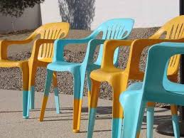 These Old Chairs With A New Look Backyard Furniture Painting Plastic Chairs Old Chairs