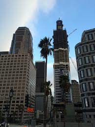 Korean Air Intercontinental Hotel Tower During Construction In Downtown Los Angeles Tower Intercontinental Hotel Willis Tower