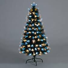 Robert dyas multicoloured fibre optic christmas tree new. Fibre Optic Christmas Tree With Ice White Leds Grattan