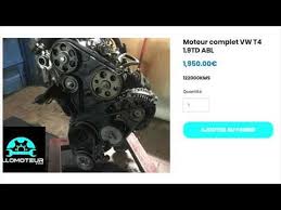 Moteur Complet Vw T4 1 9td Abl En Stock Sur Allomoteur Steering Wheel