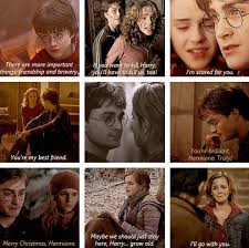 These Two Are Amazing And Not Because They Were Romantic And In Love But Because They Were Best Harry Potter Hermione Harry Potter Quotes Harry And Hermione