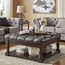 Maybe you would like to learn more about one of these? Homevance Button Tufted Upholstered Coffee Table Brown Storage Ottoman Coffee Table Ottoman Table Upholstered Coffee Tables
