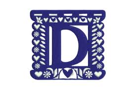 Download Papel Picado Alphabet D Creative Fabrica SVG Cut Files