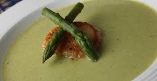 Cream Of Fresh Asparagus Soup Ii Recipe Asparagus Soup Creamy Soup Cream Of Asparagus Soup