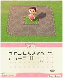 I Made A Narrow Border For The Stone Path Because I Couldn T Find One That I Liked Animalcrossing In 2021 Animal Crossing Animal Crossing 3ds Animal Crossing Game