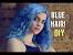 Light Electric Blue Hair