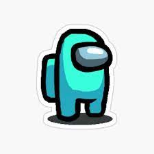 Cyan Among Us Sticker In 2021 Cute Stickers Stickers Character Wallpaper
