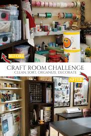 Not only does it look great but it's functional too. Craft Room Challenge Week 1 My Pinterventures Before Video