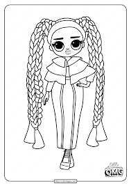 Printable Omg Fashion Doll Dazzle Coloring Page Horse Coloring Pages Coloring Pages Doll Drawing