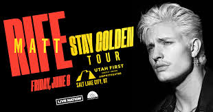 GET READY FOR MATT RIFE! 😍 The Stay Golden Tour is coming to SLC