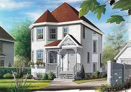 Plan 2136dr Slender Victorian Features Bay Windows In 2021 Victorian House Plans Traditional House Plans Country Style House Plans